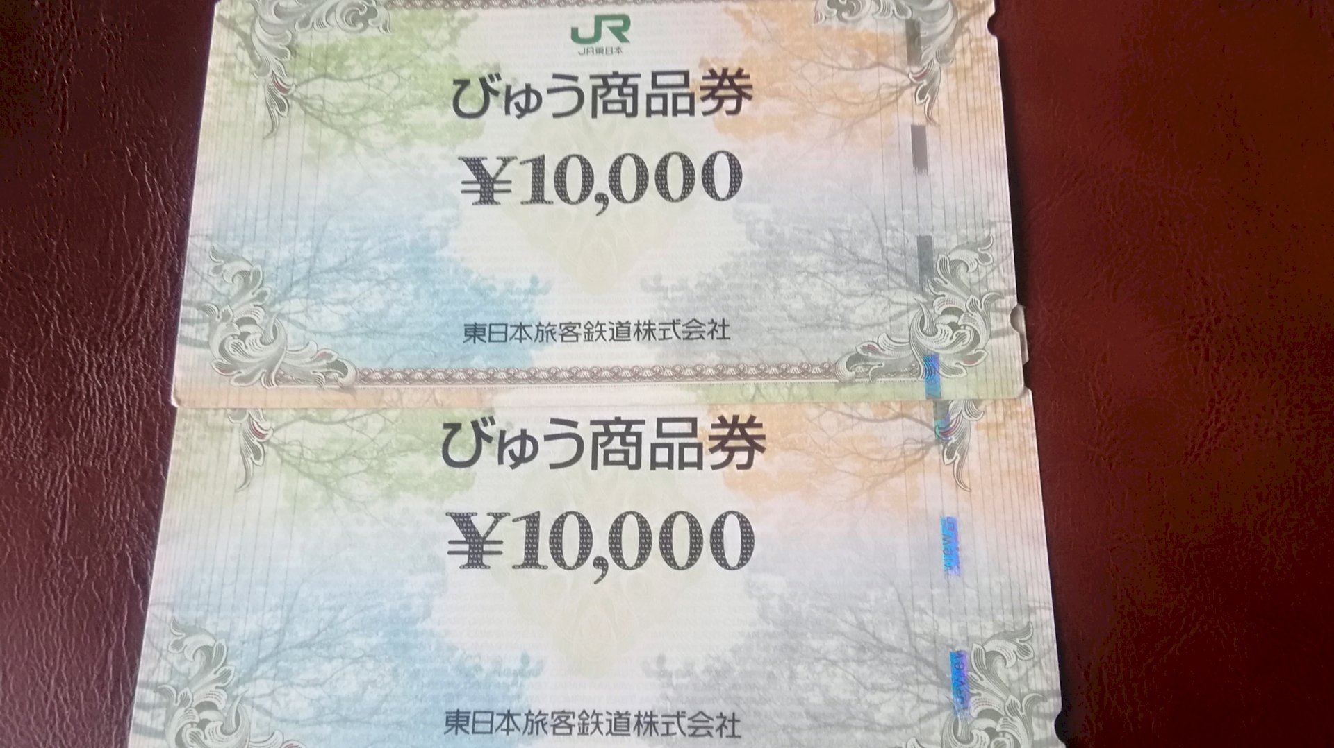 びゅう商品券 10000円 2枚 JR東日本 - 金券広場